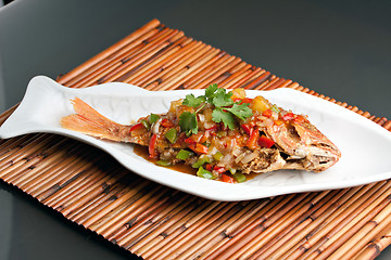 Image showing Thai Tamarind Red Snapper