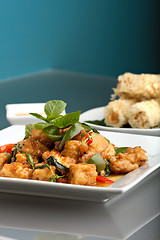 Image showing Thai Food and Jasmine Rice