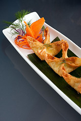 Image showing Asian Style Crab Rangoons