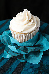 Image showing Fancy Vanilla Cupcake