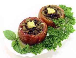 Image showing Stuffed tomatoes 