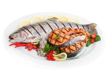 Image showing Grilled Trout