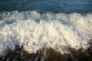 Image showing Waves close up