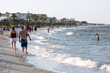 Image showing People on beach