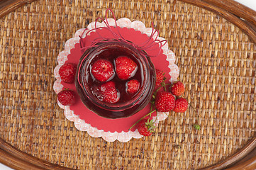 Image showing Strawberry jam