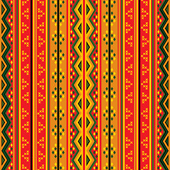 Image showing Geometric tribal pattern