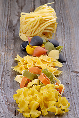 Image showing Arrangement of Dry Pasta