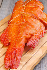 Image showing Smoked Red Snapper Fish