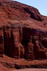 Image showing   from the mountain line   lanzarote spain africa  