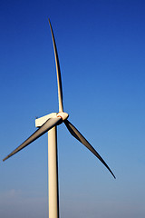 Image showing spain africa wind turbines and the 