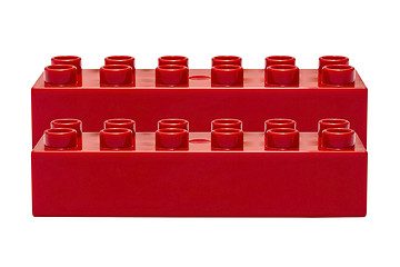 Image showing red building blocks