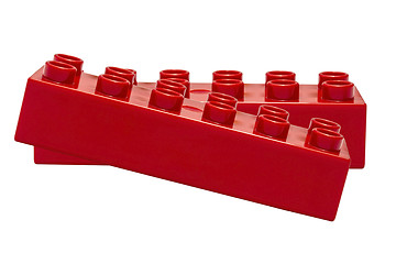 Image showing red building blocks