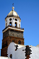 Image showing teguise   lanzarote  ain the old terrace 