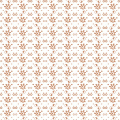 Image showing seamless dots and floral pattern