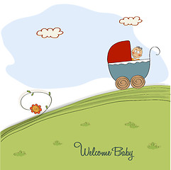 Image showing baby shower card