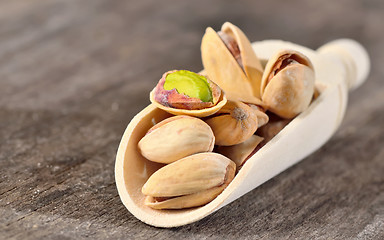 Image showing raw pistachio nuts