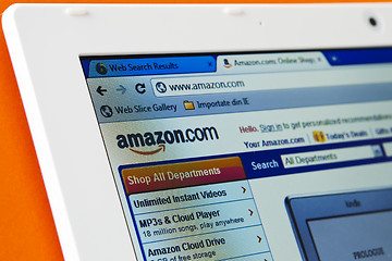 Image showing Amazon homepage