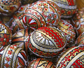 Image showing Romanian Easter eggs