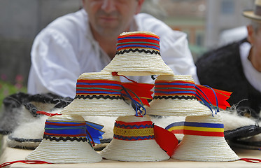 Image showing Traditional Romanian hats