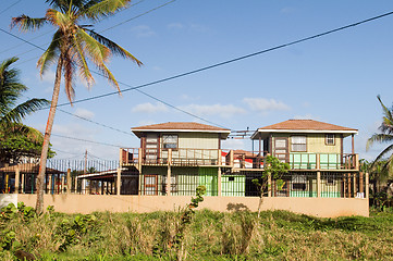 Image showing hotel guest house North End Big Corn Island Nicaragua Central Am