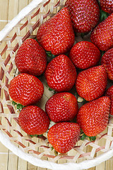 Image showing strawberries group