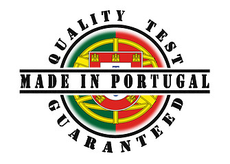 Image showing Quality test guaranteed stamp 