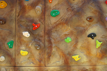 Image showing climbing wall background