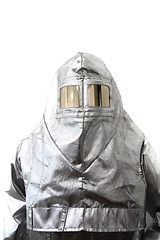 Image showing old safety clothes (fireman, x-raym, etc ) 