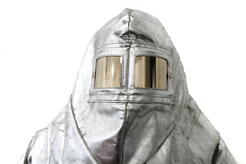 Image showing old safety clothes (fireman, x-raym, etc ) 
