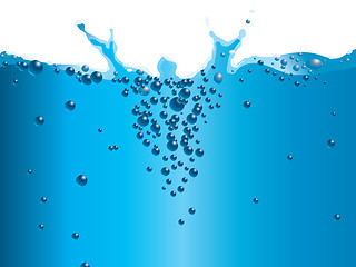 Image showing bubble splash