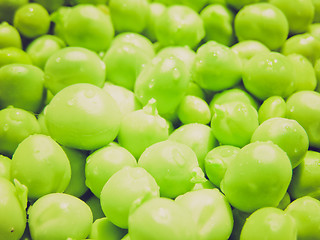 Image showing Retro look Peas picture