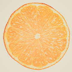 Image showing Retro look Orange