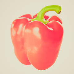 Image showing Retro look Pepper isolated