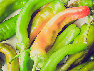 Image showing Retro look Peppers picture