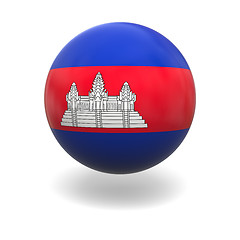 Image showing Cambodian flag