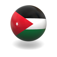 Image showing Jordanian flag