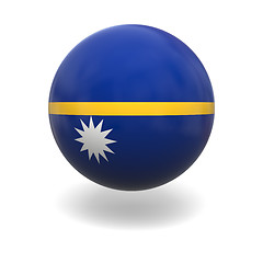 Image showing Nauran flag