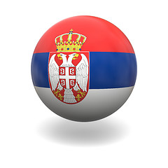 Image showing Serbian flag