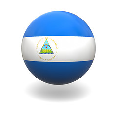 Image showing Nicaraguan flag