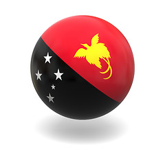 Image showing Papua New Guinea flag