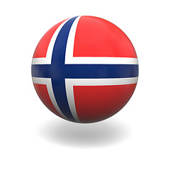 Image showing Norwegian flag