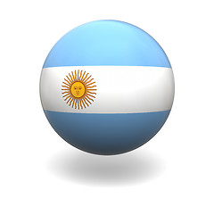 Image showing Argentinian flag