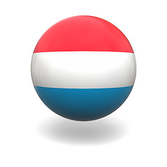 Image showing Luxembourg flag
