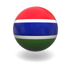 Image showing Gambian flag