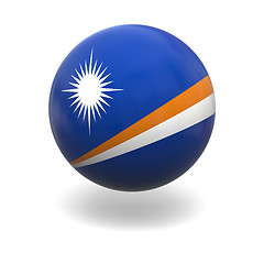 Image showing Marshall islands flag