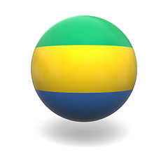 Image showing Gabon flag