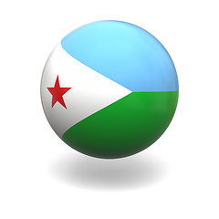 Image showing Djibouti flag
