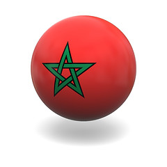 Image showing Moroccan flag