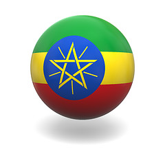 Image showing Ethiopian flag