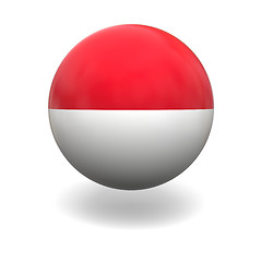 Image showing Monaco flag